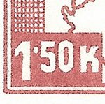 Košické vydání 1,50 K/typy/3.typ b (levá cena)
