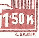Košické vydání 1,50 K/typy/3.typ c (pravá cena)