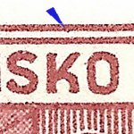 Košické vydání 1,50 K/typy/3.typ d