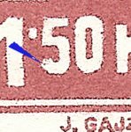 Košické vydání 1,50 K/typy/4.typ m