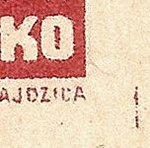 Košické vydání 2,- K/rozměřovací značky/A 13 d.p