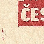 Košické vydání 2,- K/rozměřovací značky/A 14 d.l