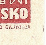 Košické vydání 2,- K/rozměřovací značky/A 14 d.p