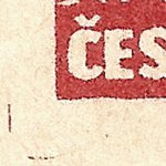 Košické vydání 2,- K/rozměřovací značky/A 15 d.l