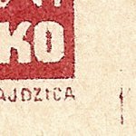 Košické vydání 2,- K/rozměřovací značky/A 15 d.p