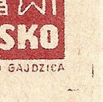 Košické vydání 2,- K/rozměřovací značky/A 16 d.p