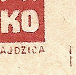Košické vydání 2,- K/rozměřovací značky/A 19 d.p