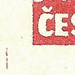 Košické vydání 2,- K/rozměřovací značky/A 20 d.l