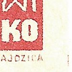 Košické vydání 2,- K/rozměřovací značky/B 12 d.p
