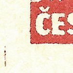 Košické vydání 2,- K/rozměřovací značky/B 14 d.l
