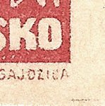 Košické vydání 2,- K/rozměřovací značky/C 30 d.p
