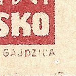 Košické vydání 2,- K/rozměřovací značky/C 40 d.p