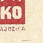 Košické vydání 2,- K/rozměřovací značky/C 60 d.p