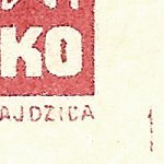 Košické vydání 2,- K/rozměřovací značky/C 97 d.p