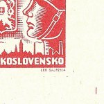 Košické vydání 2,- K/rozměřovací značky/C 100 d.p. okraj PA