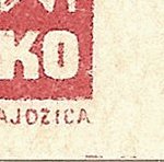 Košické vydání 2,- K/rozměřovací značky/D 30 d.p