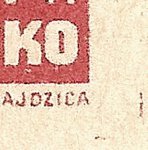 Košické vydání 2,- K/rozměřovací značky/D 100 d.p