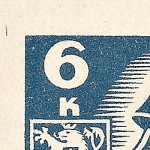 Košické vydání 6,- K/rozměřovací značky/CS 356 A 5 l.h.roh