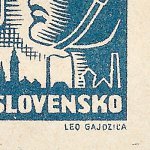Košické vydání 6,- K/rozměřovací značky/CS 356 A 10 p.d.roh