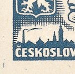 Košické vydání 6,- K/rozměřovací značky/CS 356 A 17 l.d.roh
