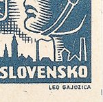 Košické vydání 6,- K/rozměřovací značky/CS 356 A 17 p.d.roh