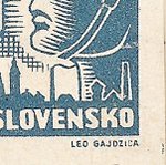 Košické vydání 6,- K/rozměřovací značky/CS 356 A 18 p.d.roh