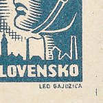 Košické vydání 6,- K/rozměřovací značky/CS 356 B 11 p.d.roh