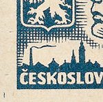 Košické vydání 6,- K/rozměřovací značky/CS 356 B 13 l.d.roh