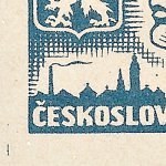 Košické vydání 6,- K/rozměřovací značky/CS 356 B 14 l.d.roh