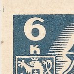Košické vydání 6,- K/rozměřovací značky/CS 356 C 4 l.h.roh