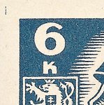 Košické vydání 6,- K/rozměřovací značky/CS 356 C 6 l.h.roh