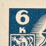 Košické vydání 6,- K/rozměřovací značky/CS 356 C 10 l.h.roh