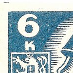 Košické vydání 6,- K/rozměřovací značky/CS 356 C 21 l.h.roh