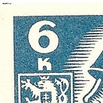 Košické vydání 6,- K/rozměřovací značky/CS 356 C 31 l.h.roh