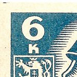 Košické vydání 6,- K/rozměřovací značky/CS 356 C 51 l.h.roh