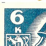 Košické vydání 6,- K/rozměřovací značky/CS 356 C 61 l.h.roh