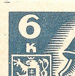 Košické vydání 6,- K/rozměřovací značky/CS 356 C 81 l.h.roh