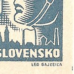 Košické vydání 6,- K/rozměřovací značky/CS 356 C 95 p.d.roh