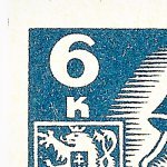Košické vydání 6,- K/rozměřovací značky/CS 356 D 9 l.h.roh