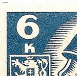 Košické vydání 6,- K/rozměřovací značky/CS 356 D 41 l.h.roh