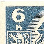 Košické vydání 6,- K/rozměřovací značky/CS 356 D 71 l.h.roh