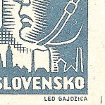 Košické vydání 6,- K/rozměřovací značky/CS 356 D 94 p.d.roh