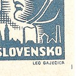Košické vydání 6,- K/rozměřovací značky/CS 356 D 97 p.d.roh