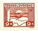 Košické vydání 9,- K/typy/CS 357 1.typ a lichá řada, liché ZP