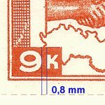 Košické vydání 9,- K/typy/CS 357 2.typ b