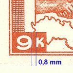 Košické vydání 9,- K/typy/CS 357 4.typ b