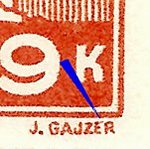 Košické vydání 9,- K/typy/CS 357 4.typ f