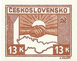 Košické vydání 13,- K/typy/CS 358 2.typ a  lichá řada,sudé ZP