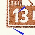 Košické vydání 13,- K/typy/CS 358 3.typ b
