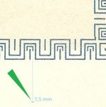 Košický aršík/AP 01 (14)  -  kombinace TD/AP 1 - SV c (modrá,šedozelená)